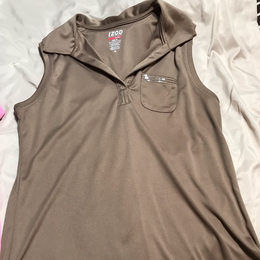 Izod sleeveless tops.